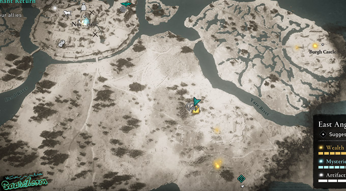 آیتمهای مخفی منطقه East Anglia