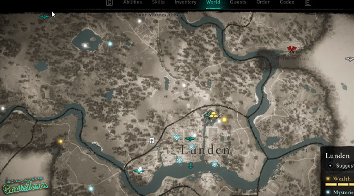 راهنمای بازی Assassins Creed Valhalla : آیتم‌ها و موارد مخفی منطقه Lunden