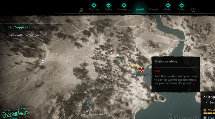 راهنمای بازی Assassins Creed Valhalla : آیتم‌ها و موارد مخفی منطقه Sciropescire