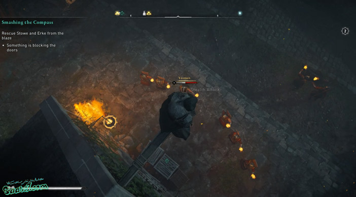 راهنمای بازی Assassins Creed Valhalla : ماموریت Smashing the Compass