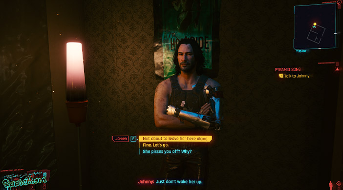 راهنمای بازی Cyberpunk 2077 / ماموریت فرعی Pyramid Song