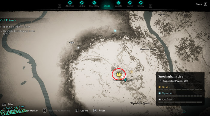 راهنمای بازی Assassins Creed Valhalla : ماموریت Old Friends