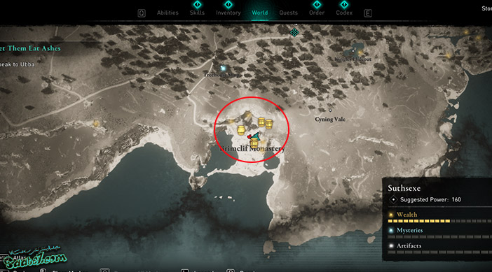 راهنمای بازی Assassins Creed Valhalla : آیتم‌ها و موارد مخفی منطقه Southsexe