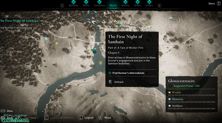 راهنمای بازی Assassins Creed Valhalla : ماموریت The First Night of Samhain