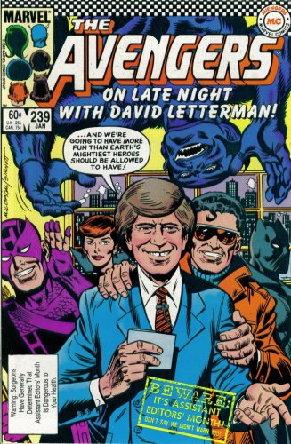 Avengers and David Letterman