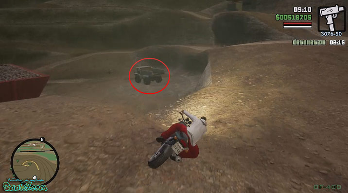 راهنمای بازی GTA San Andreas / ماموریت Explosive Situation