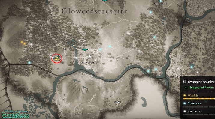 آیتم ها و موارد مخفی منطقه Glowecestrescire بازی Assassin’s Creed Valhalla