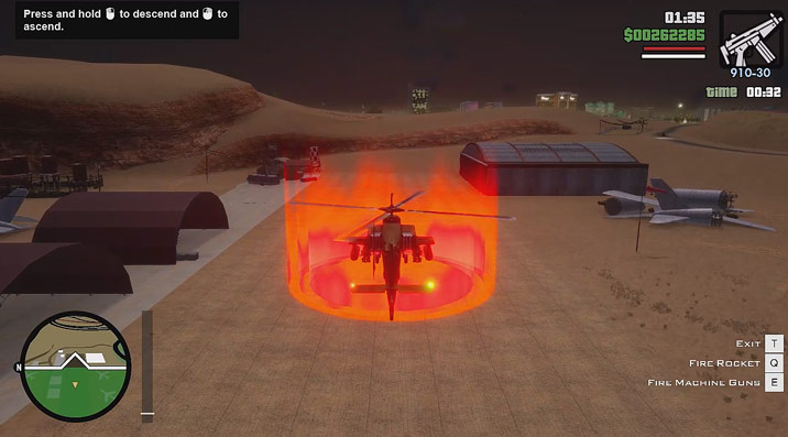 راهنمای بازی GTA San Andreas / ماموریت Learning to Fly