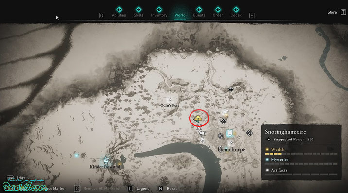 آیتم ها و موارد مخفی منطقه Snotinghamscire بازی Assassin’s Creed Valhalla