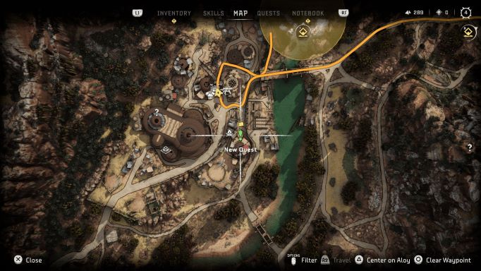 ماموریت فرعی The Bristlebacks بازی Horizon Forbidden West