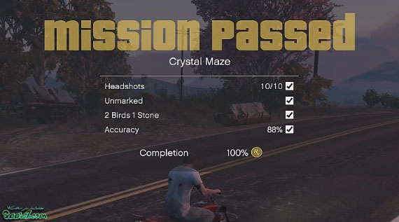 راهنمای بازی GTA 5 / ماموریت Crystal Maze