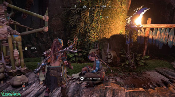 ماموریت فرعی The Blood Choke بازی Horizon Forbidden West