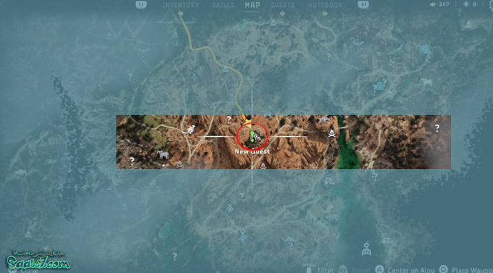 ماموریت فرعی The Burning Blooms بازی Horizon Forbidden West