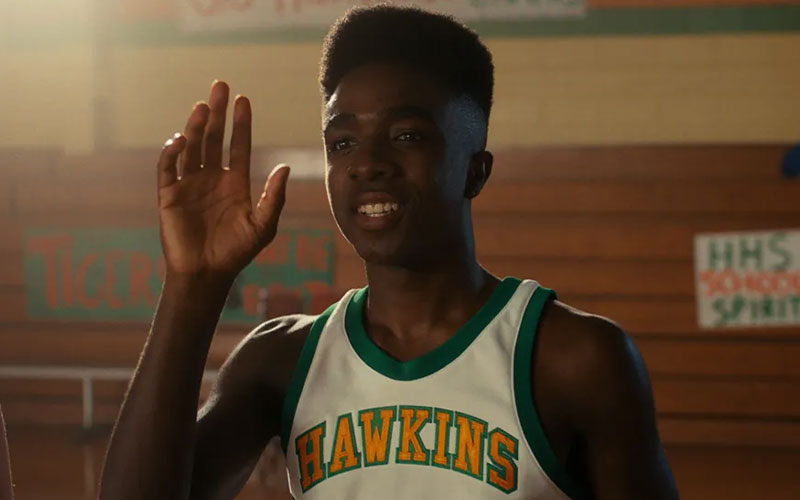 کیلب مکلاگلین در نقش لوکاس سینکلر در سریال Stranger Things