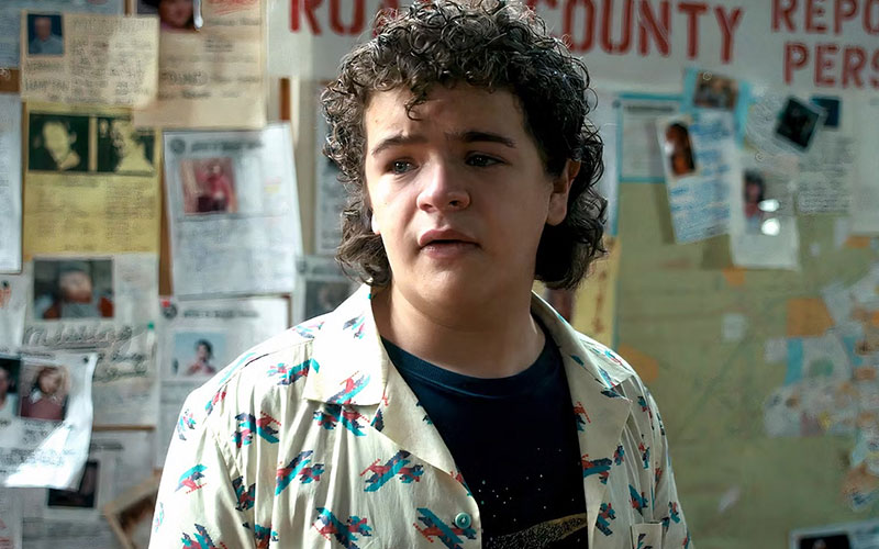 گیتن ماتارازو در نقش داستین هندرسون در سریال Stranger Things