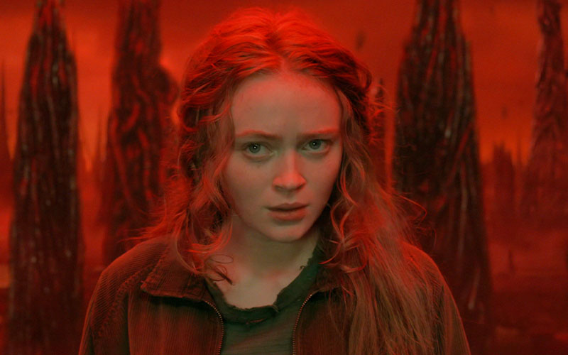 سدی سینک در نقش مکس میفیلد در سریال Stranger Things